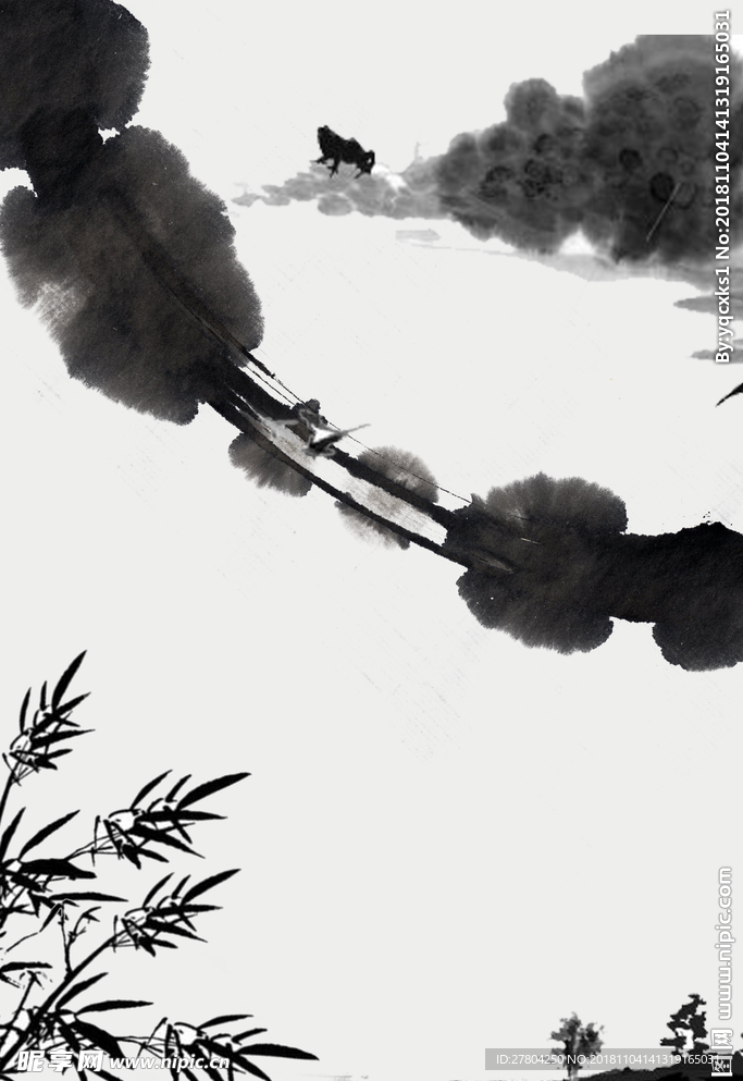 水墨中式背景