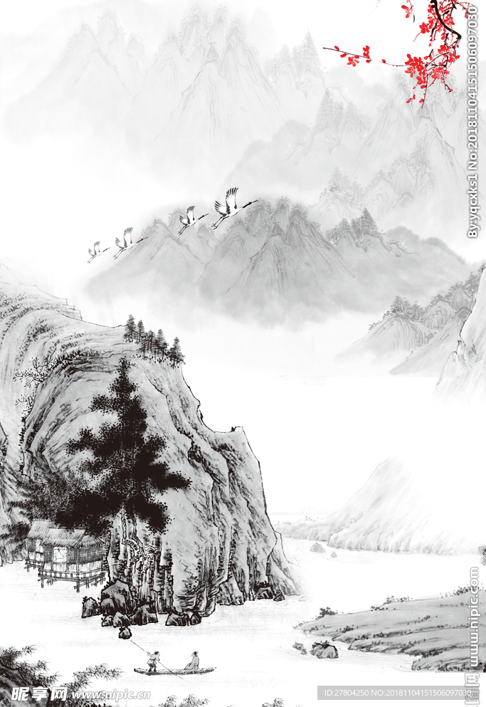 水墨中式背景