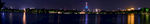 大明湖夜景全景