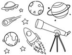手绘宇宙