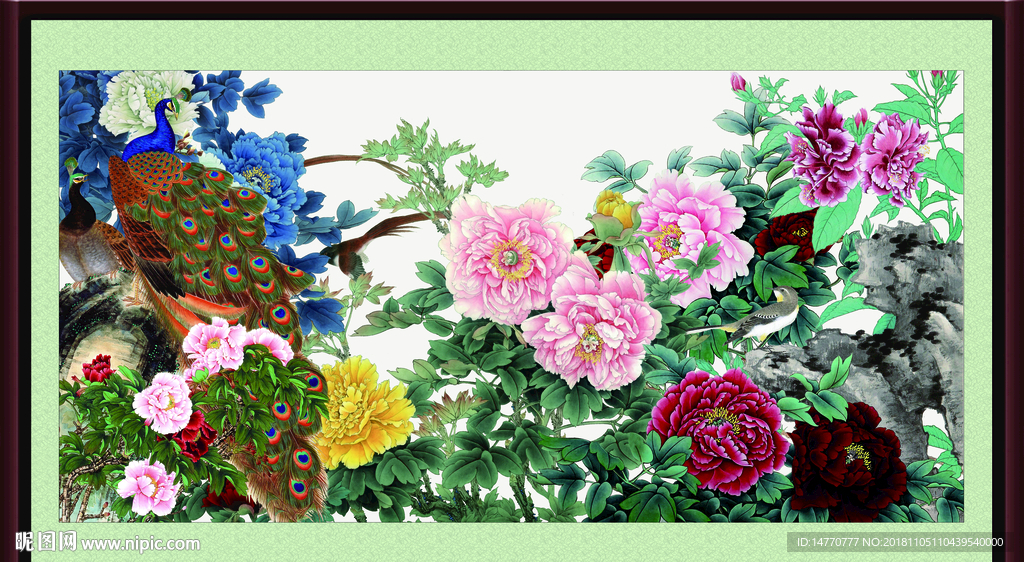 牡丹花开富贵