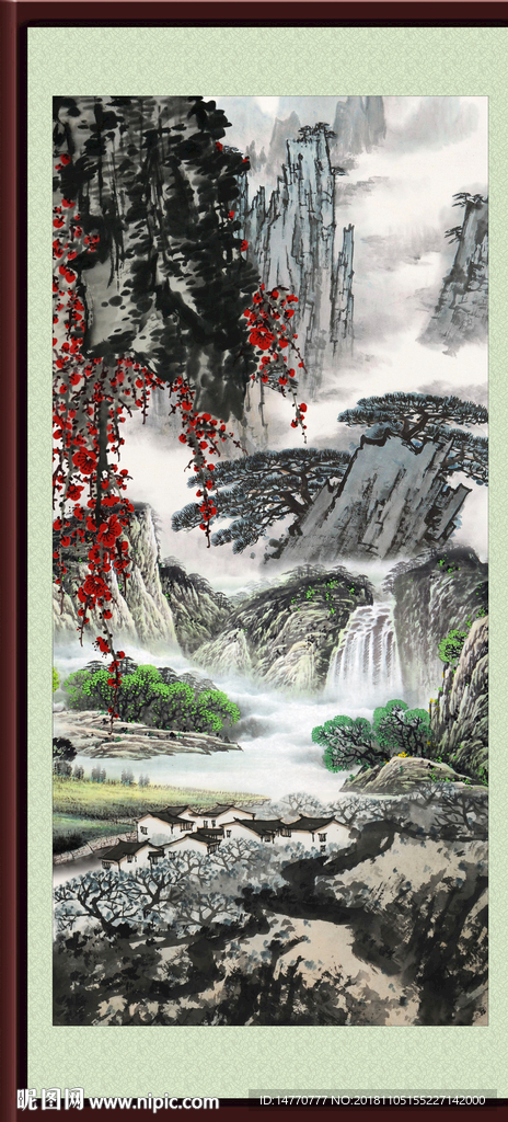 国画梅花