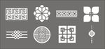 中式装饰花纹