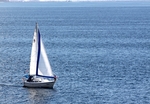 帆船 小船 大海 海景 素材