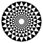 万花筒对称比例高清矢量图