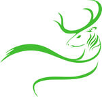 鹿头logo