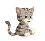 卡通小灰猫