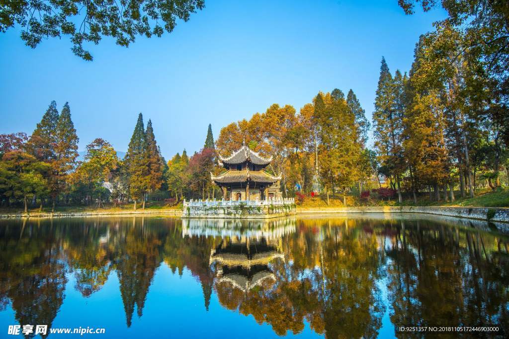 襄阳风景 风景 倒影