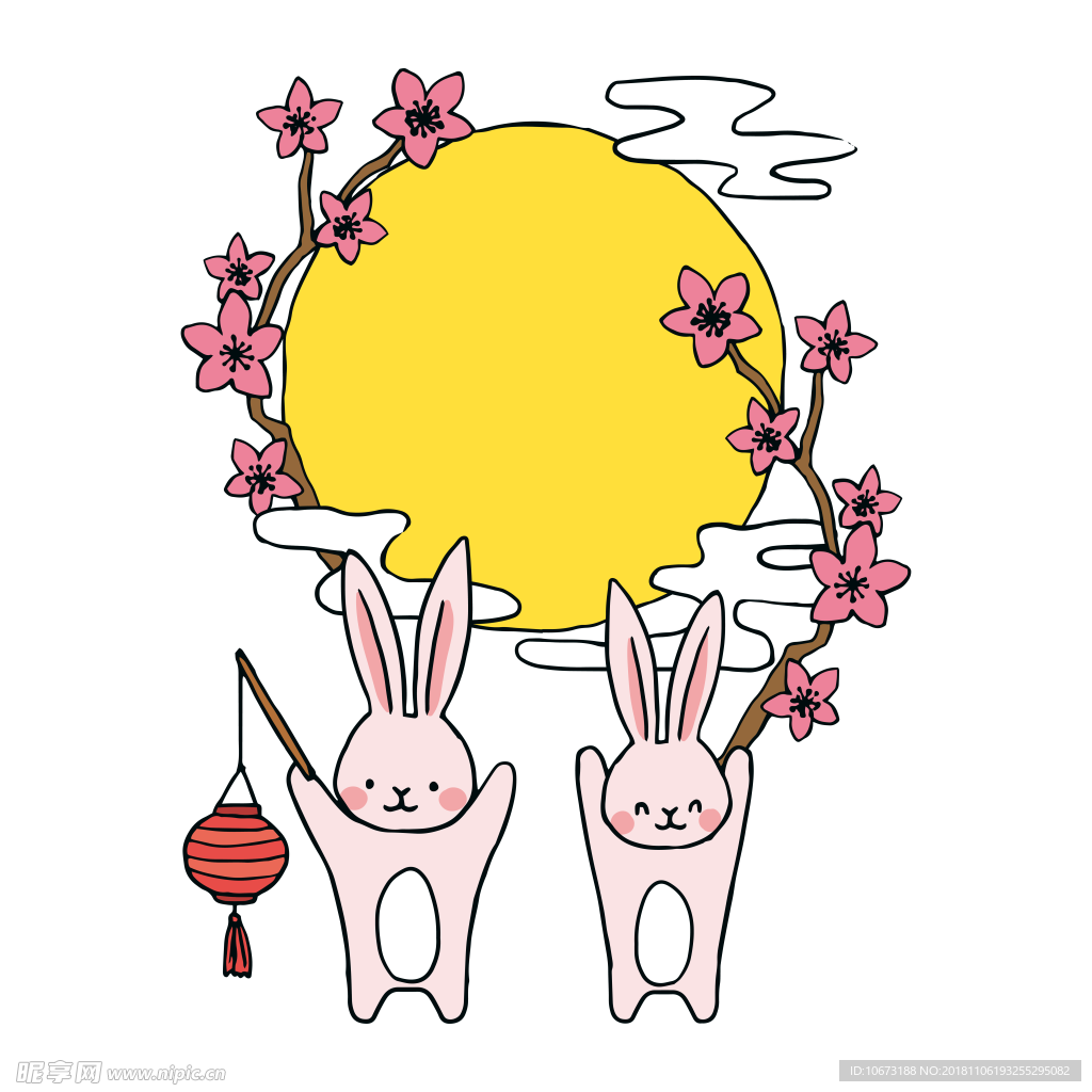 卡通兔子图片