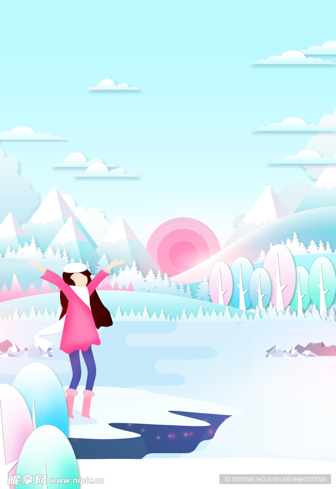 冬天背景