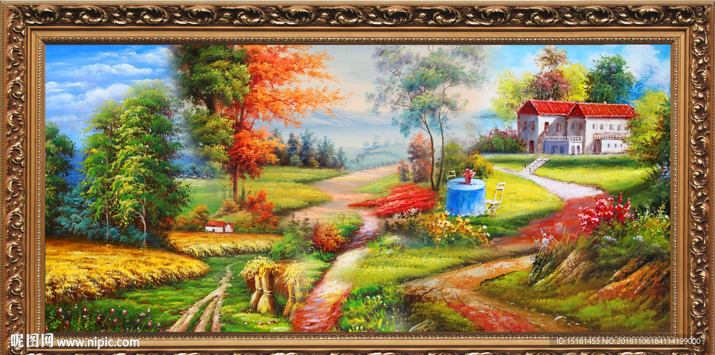油画 油画风景