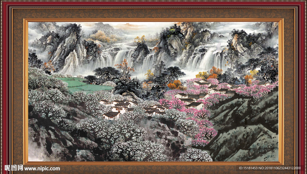 山水国画