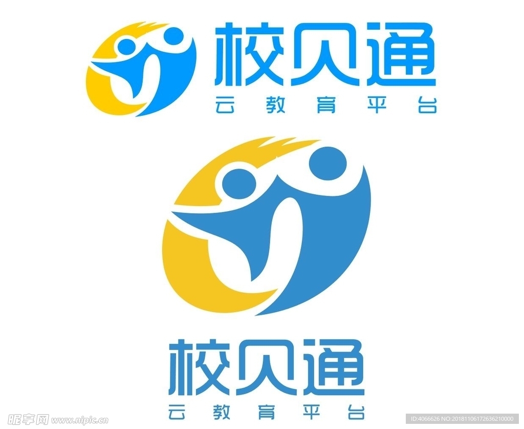 校贝通logo