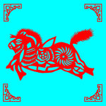 马剪纸