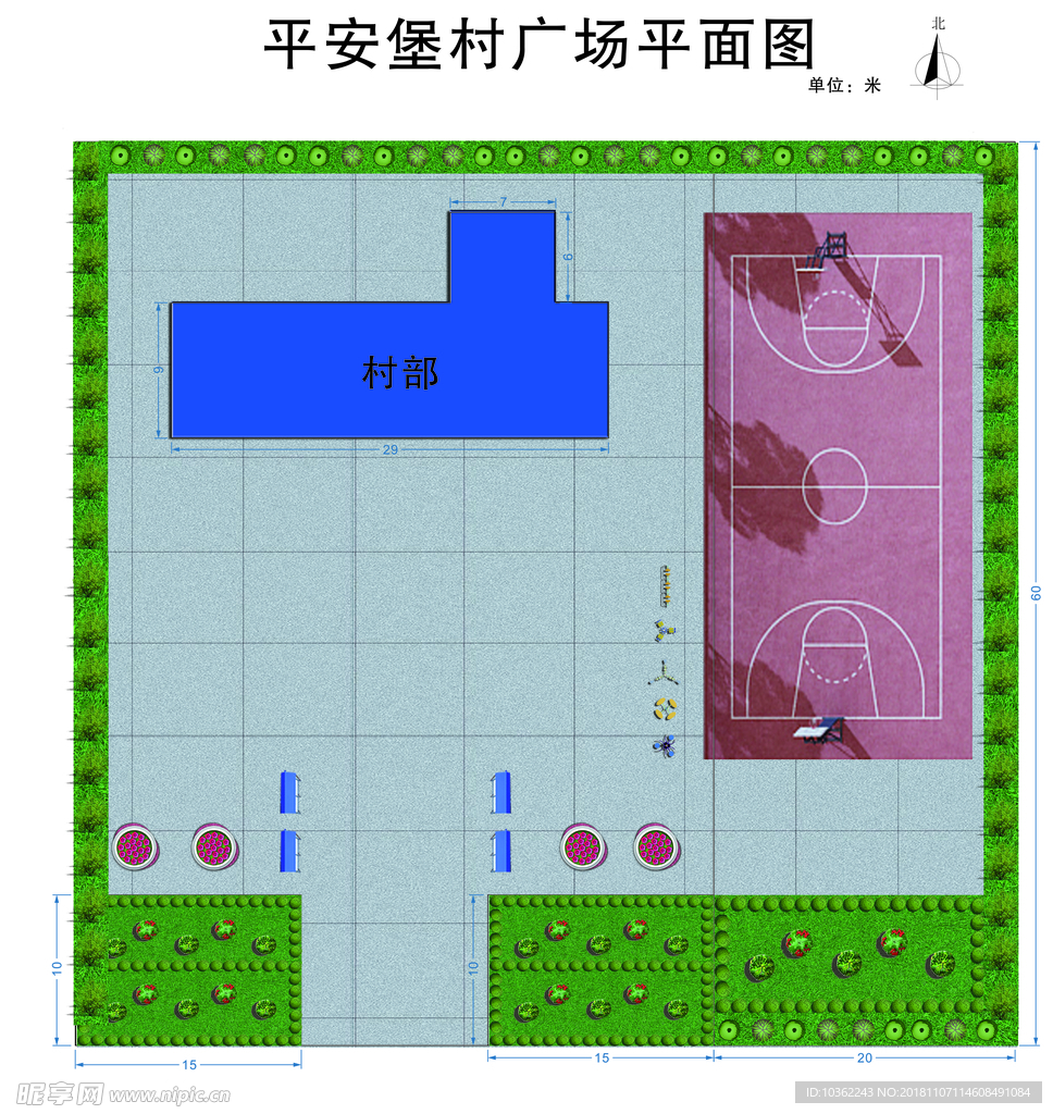 广场平面图