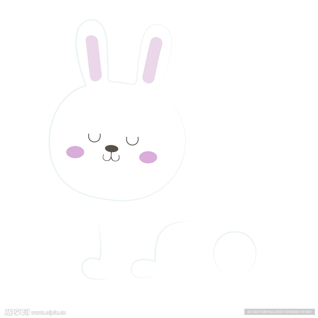 卡通兔子图片