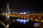 重庆 千厮门大桥 夜景