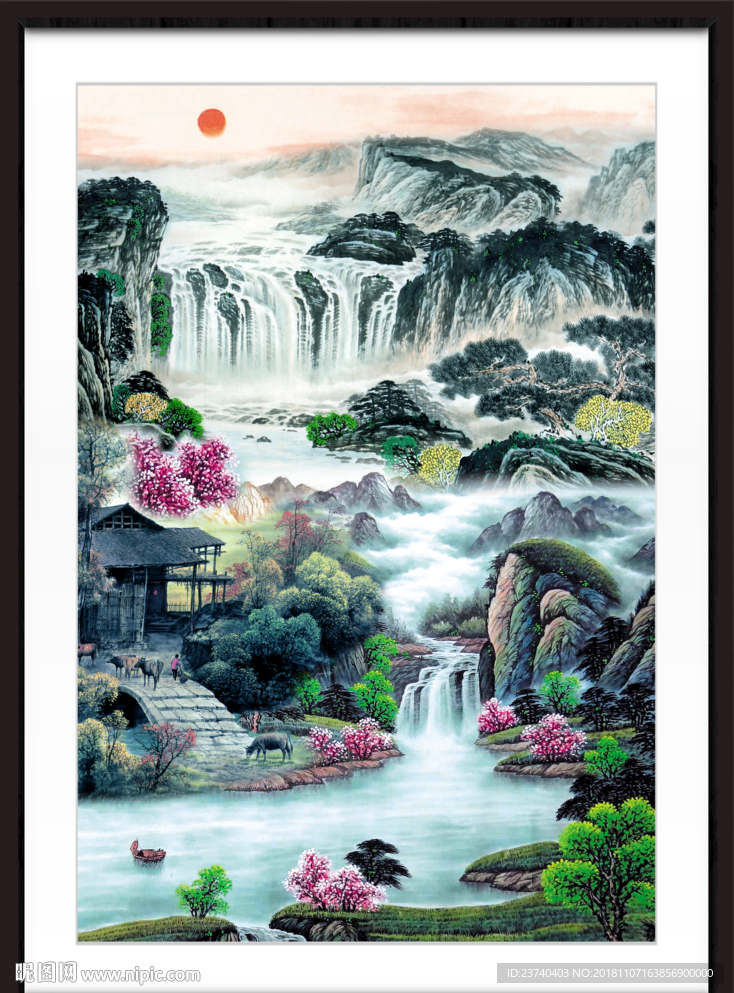 国画山水