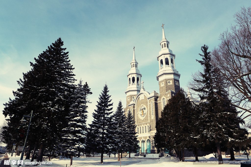 欧洲雪景