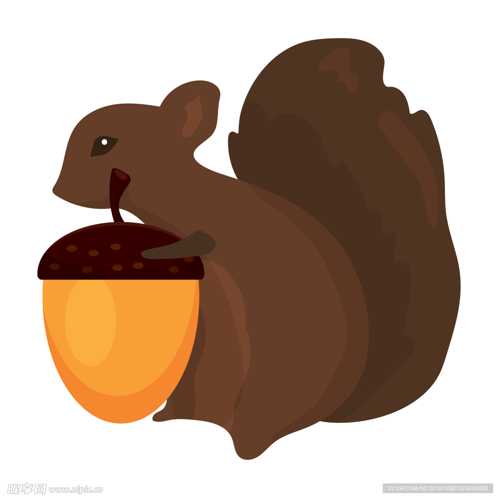 卡通松鼠图片设计图__图片素材_其他_设计图库_昵图网