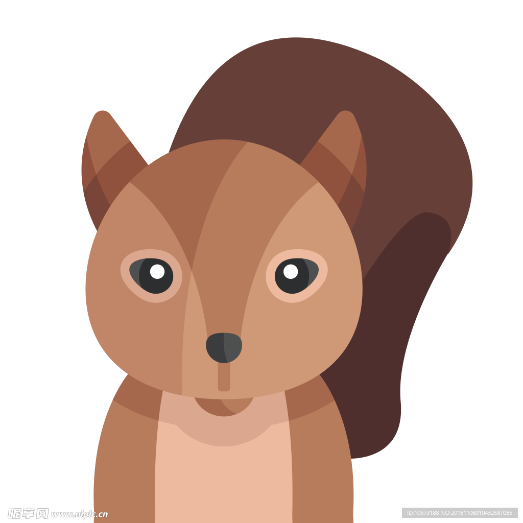 卡通松鼠图片设计图__图片素材_其他_设计图库_昵图网