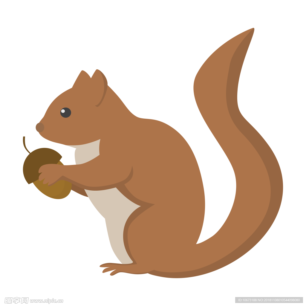 卡通松鼠图片设计图__图片素材_其他_设计图库_昵图网
