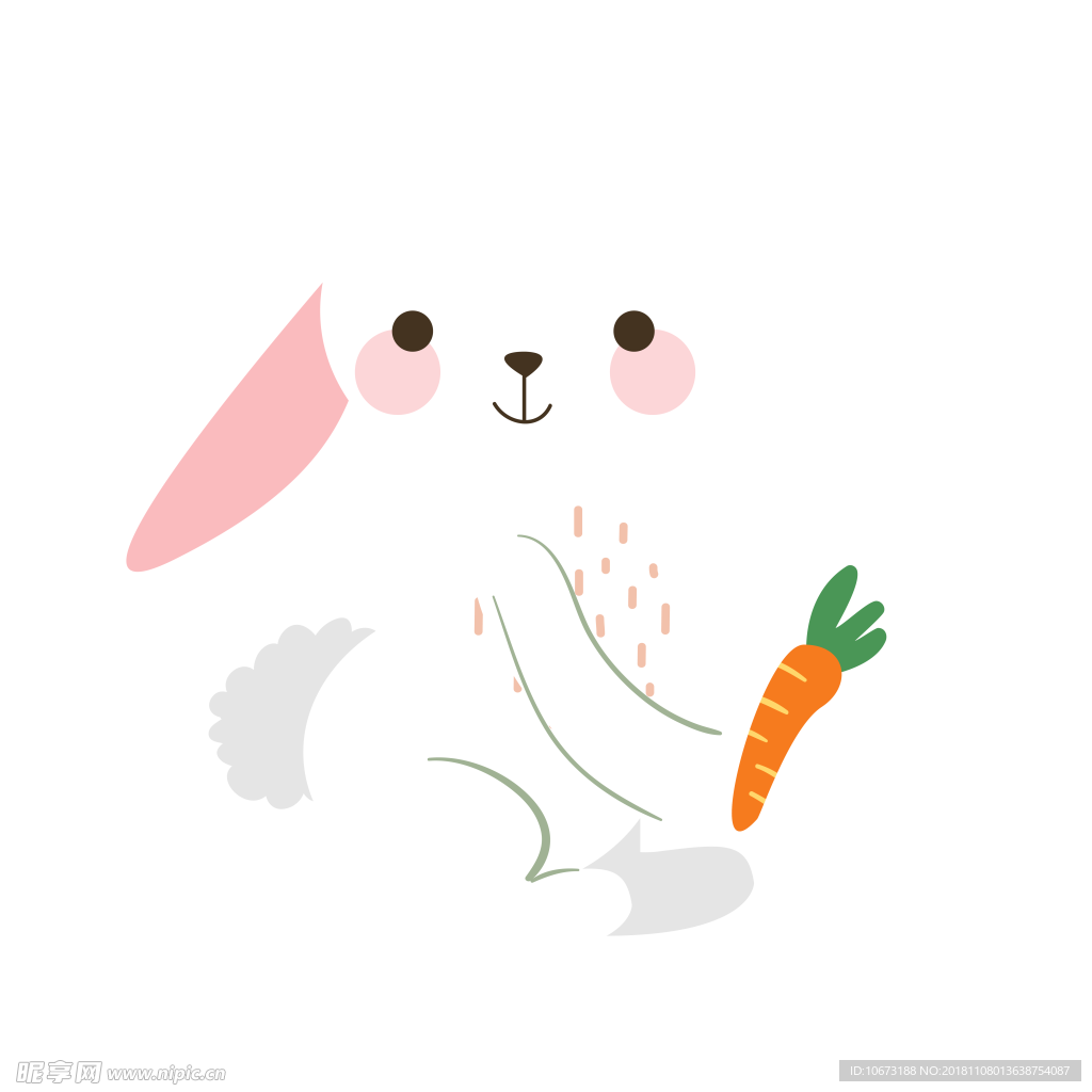 卡通兔子图片