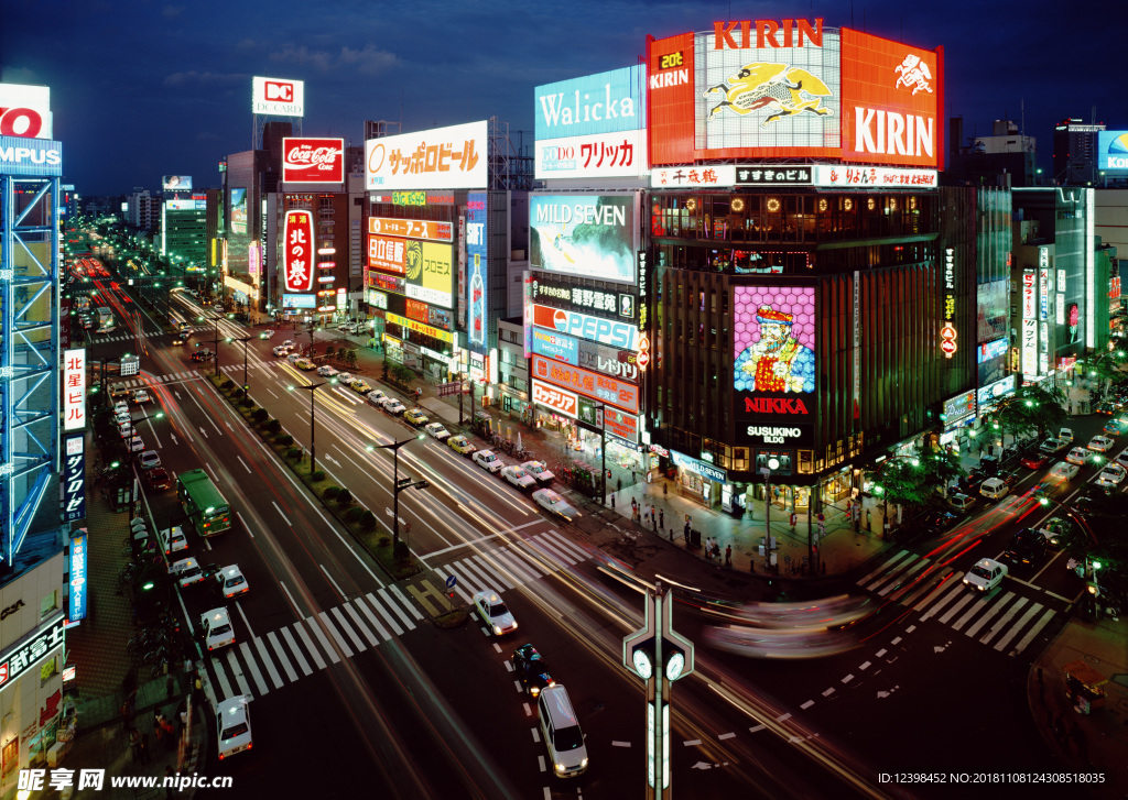 繁华的城市夜景