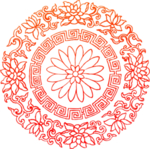 中国风花纹