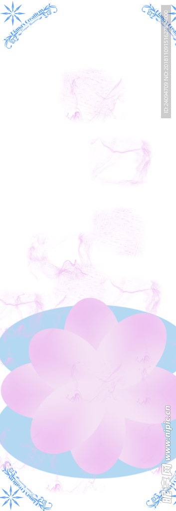 空白展架