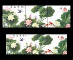 国画荷花