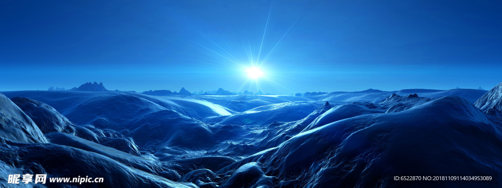 科幻地貌风景 科幻背景