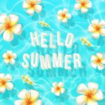 夏天沙滩海边