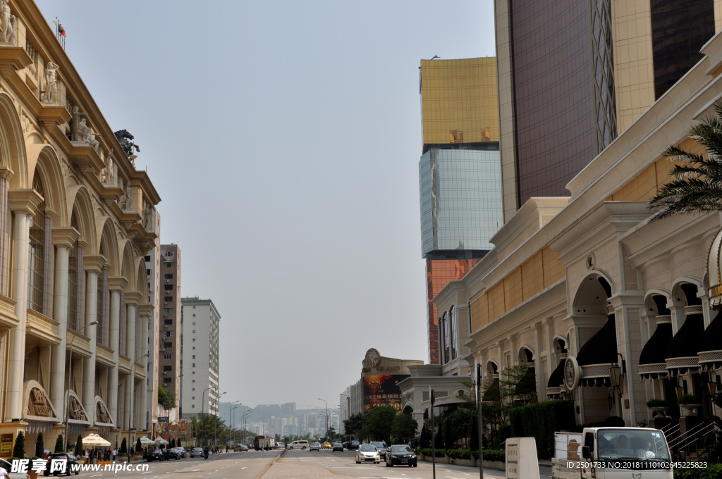 澳门建筑街景照片