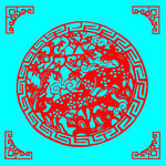 三羊开泰剪纸