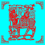 牧归剪纸
