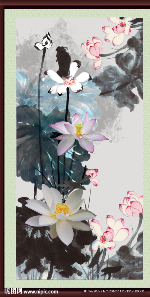 荷花图
