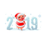 2019猪年海报背景