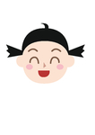 AI手绘女孩头像
