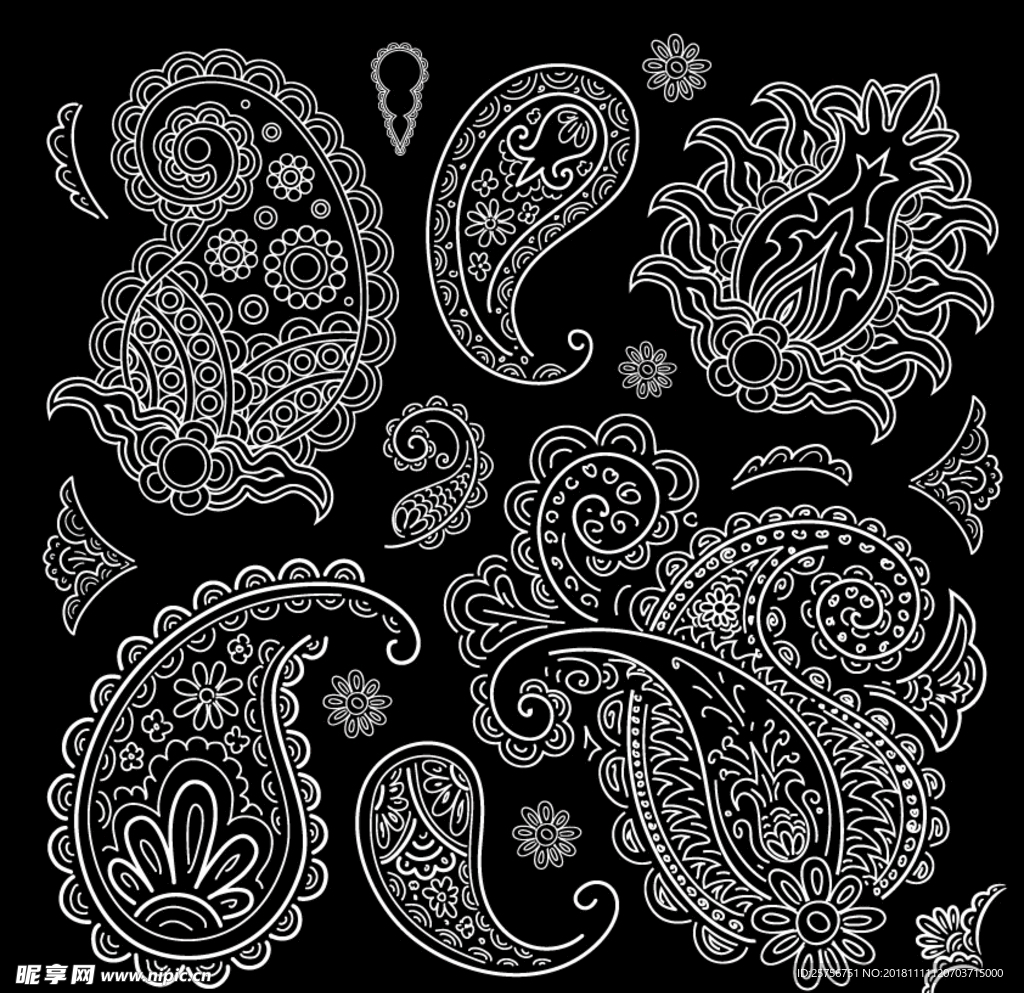 欧式花纹