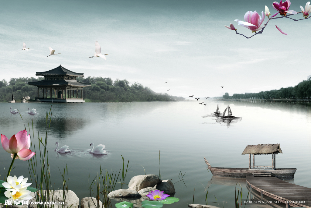 山水画