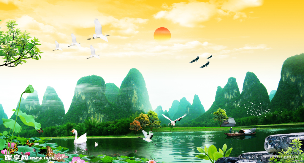 山水画