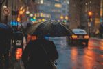雨天街道