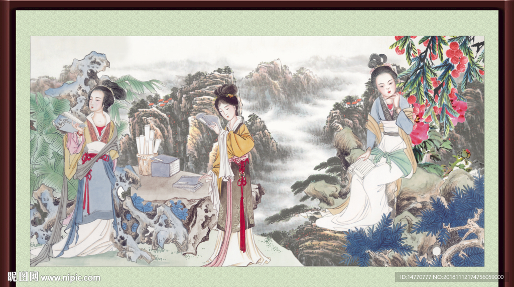 国画美女