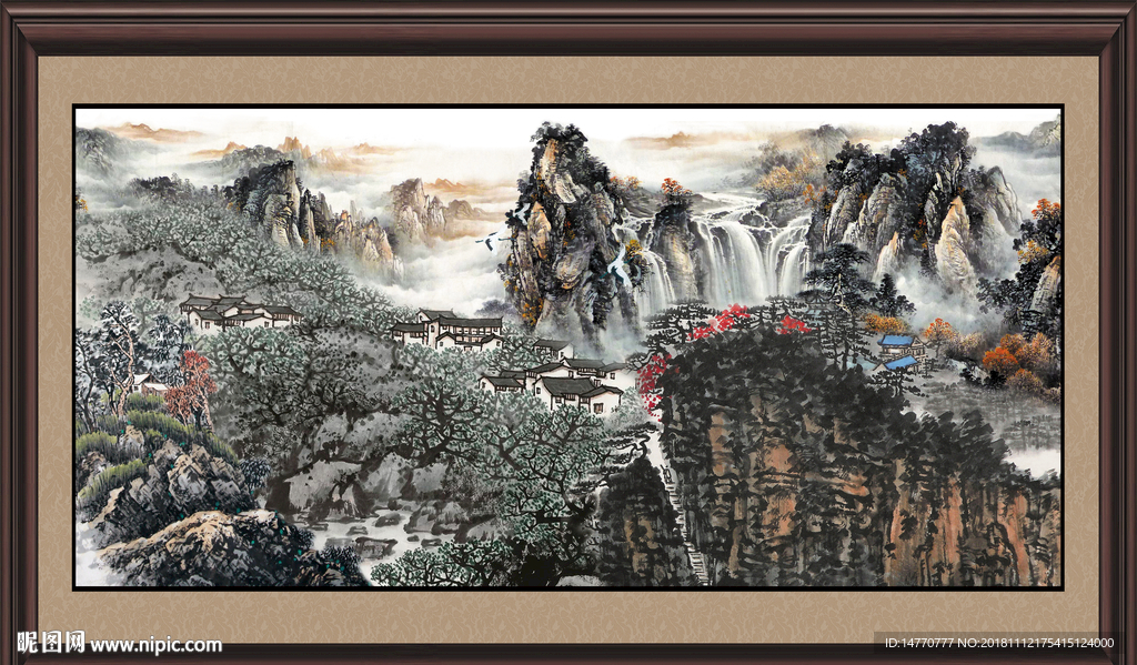国画山水