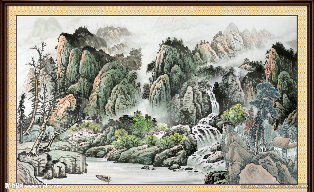 巨幅山水