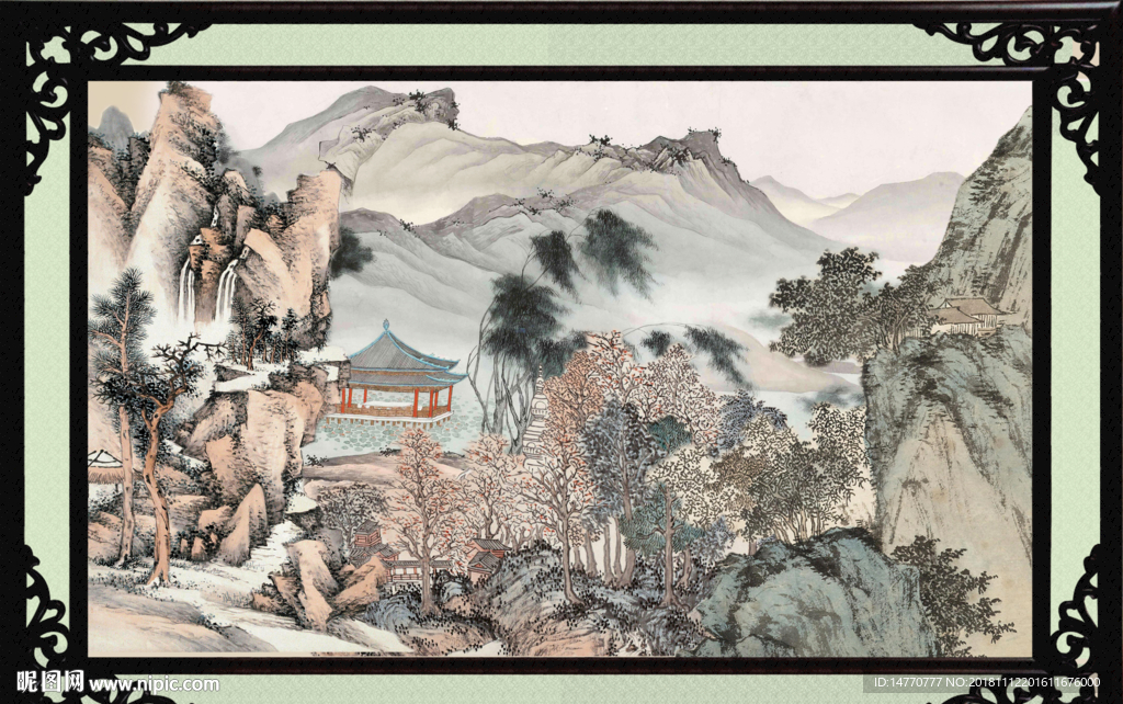 国画山水