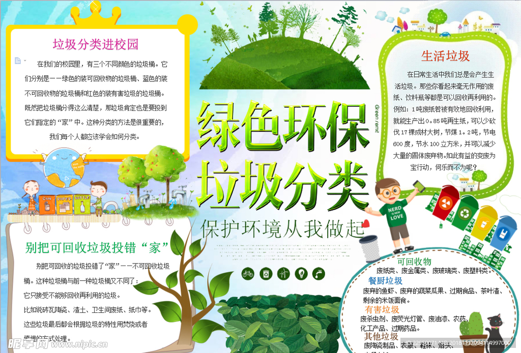 环保小报