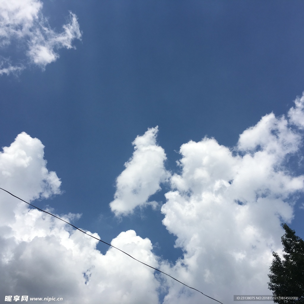蓝天 白云