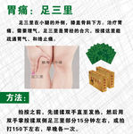 养生足贴 养生穴位 足三里